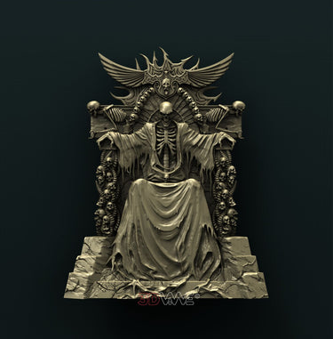 DEATH ON THRONE 3D STL 3DWave